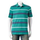 Men's Croft & Barrow&reg; Signature Striped Polo, Size: Small, Med Green