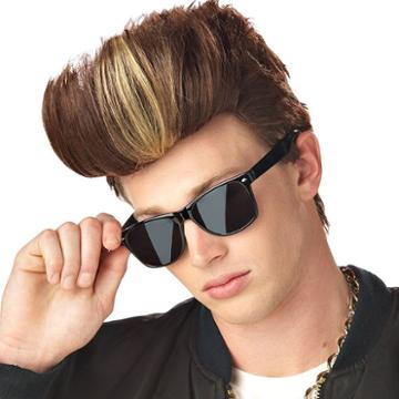 Mc Poser Wig - Adult, Multicolor, Durable