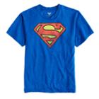 Boys 8-20 Superman Logo Tee, Size: Small, Blue