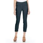 Women's Briggs Fly Front Ankle Pants, Size: 14, Blue (navy)