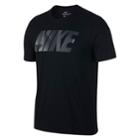 Men's Nike Shadow Dry Logo Graphic Tee, Size: Medium, Grey (charcoal)