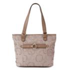 Rosetti Jacquard Belted Tote, Women's, Brown