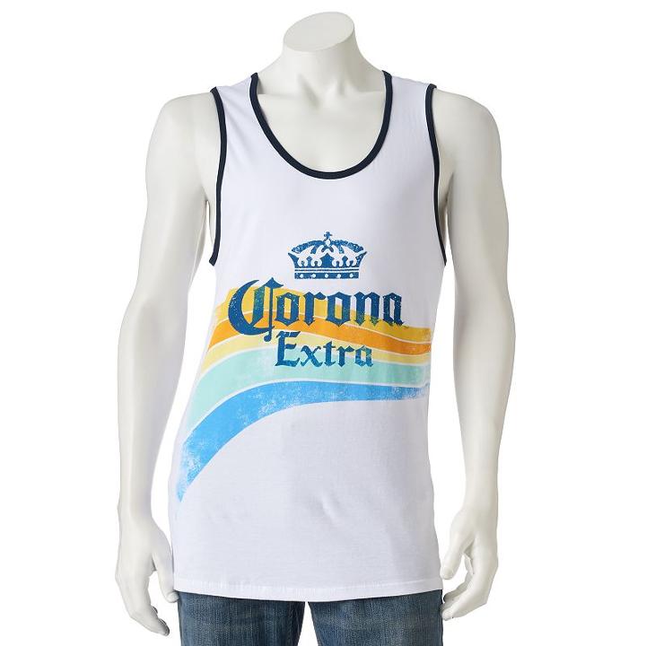 Men's Corona Tank, Size: Large, White