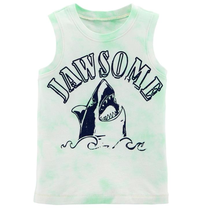 Boys 4-8 Carter's Muscle Tee, Size: 6, Lt Green