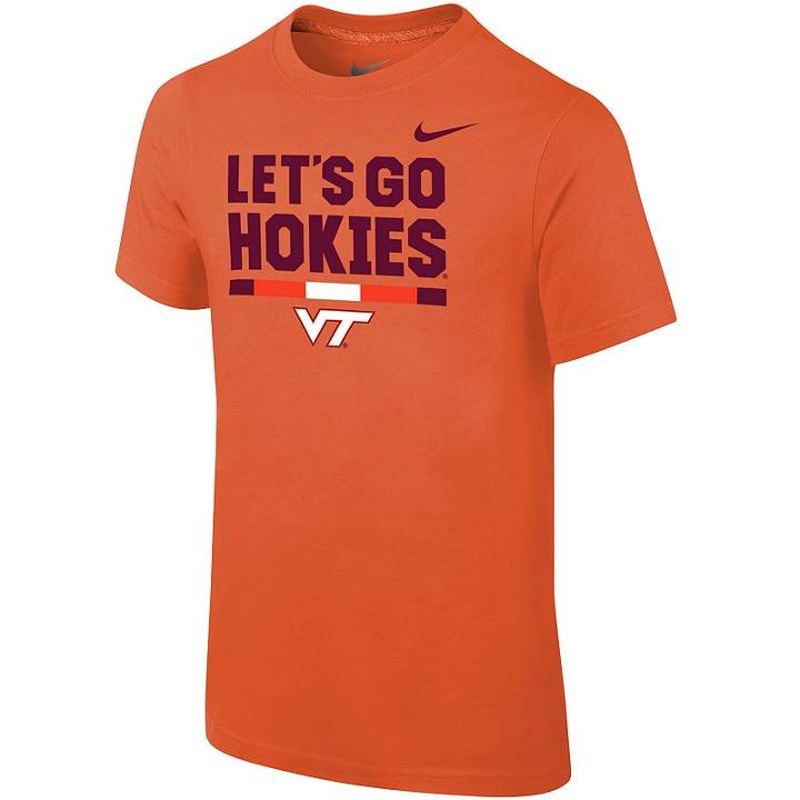 Boys 8-20 Nike Virginia Tech Hokies Local Verbiage Tee, Size: M 10-12, Orange