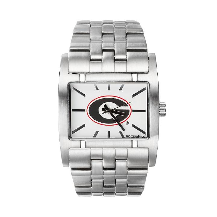 Rockwell Georgia Bulldogs Apostle Stainless Steel Watch - Men, Silver