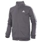 Boys 8-20 Adidas Iconic Tricot Jacket, Size: Medium, Dark Grey