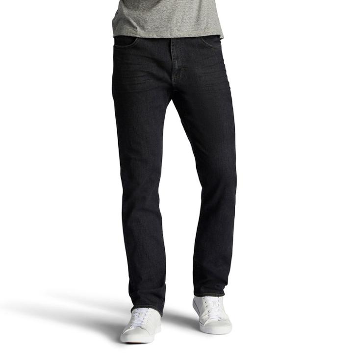Men's Lee Extreme Motion Stretch Athletic-fit Jeans, Size: 32x36, Dark Blue