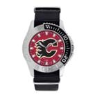 Men's Game Time Calgary Flames Starter Watch, Black