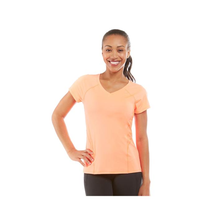 Women's Marika Spark V-neck Tee, Size: Small, Med Red