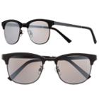 Men's Apt. 9&reg; Matte Black Clubmaster Sunglasses