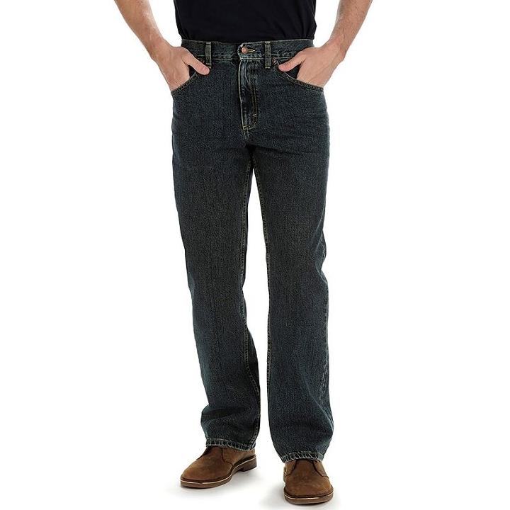 Men's Lee Regular Fit Bootcut Jeans, Size: 42x32, Med Blue