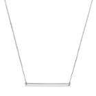 14k Gold 40 Mm Bar Necklace, Women's, Size: 16, White