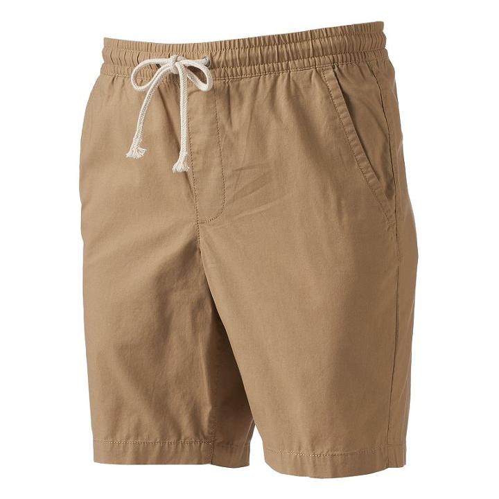 Men's Urban Pipeline&reg; Lightweight Baja Shorts, Size: Large, Med Beige