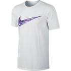 Men's Nike Swoosh Streak Tee, Size: Xl, White