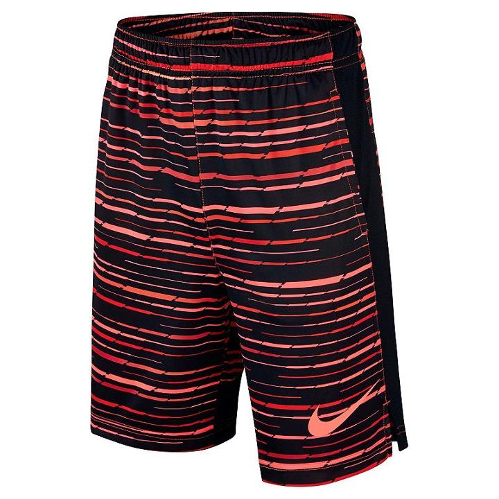 Boys 8-20 Nike Legacy Striped Shorts, Boy's, Size: Medium, Orange Oth