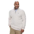 Big & Tall Izod Advantage Sportflex Classic-fit Performance Stretch Fleece Quarter-zip Pullover, Men's, Size: 3xb, Beige