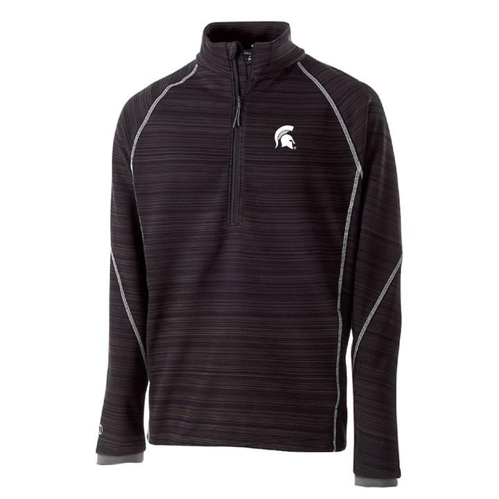 Men's Michigan State Spartans Deviate Pullover, Size: Xxl, Grey (charcoal)