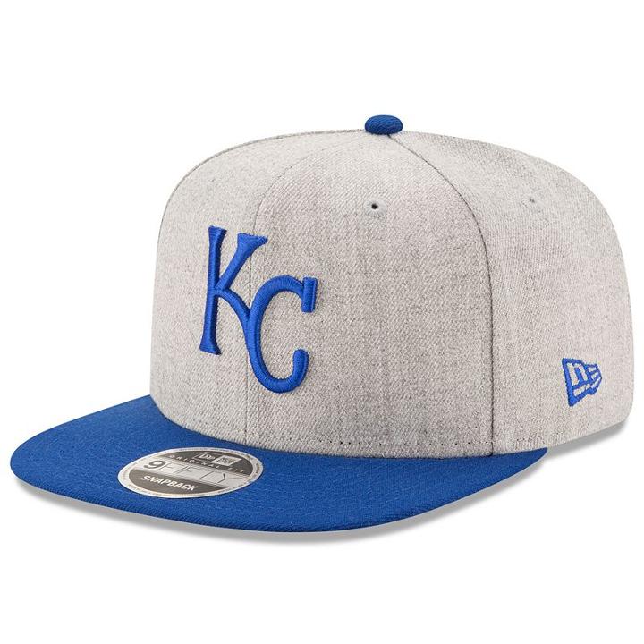 Adult New Era Kansas City Royals 9fifty Heather Action Snapback Cap, Ovrfl Oth