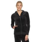 Women's Tek Gear&reg; Velour Jacket, Size: Xl, Black