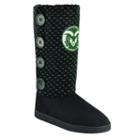 Women's Colorado State Rams Button Boots, Size: Xl, Black