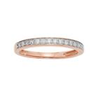 1/4 Carat T.w. Igl Certified Diamond 14k Gold Wedding Ring, Women's, Size: 9.50, White