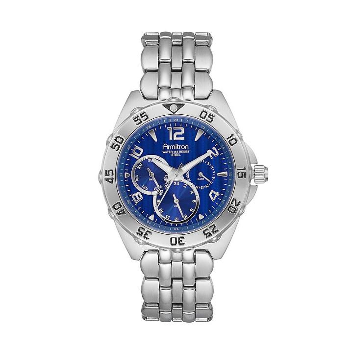 Armitron Men's Stainless Steel Watch - 20/4664blsv, Grey