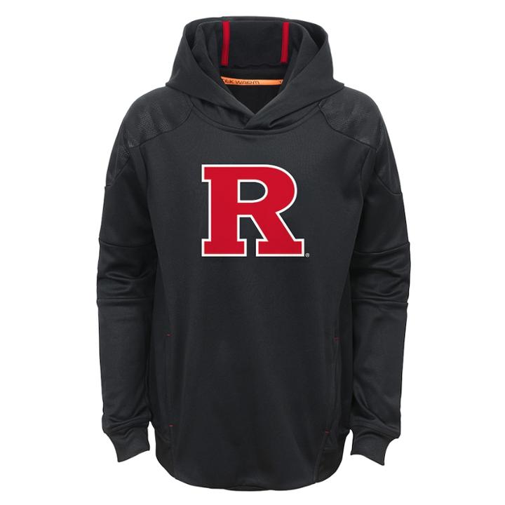 Boys 8-20 Rutgers Scarlet Knights Mach Hoodie, Size: L 14-16, Black