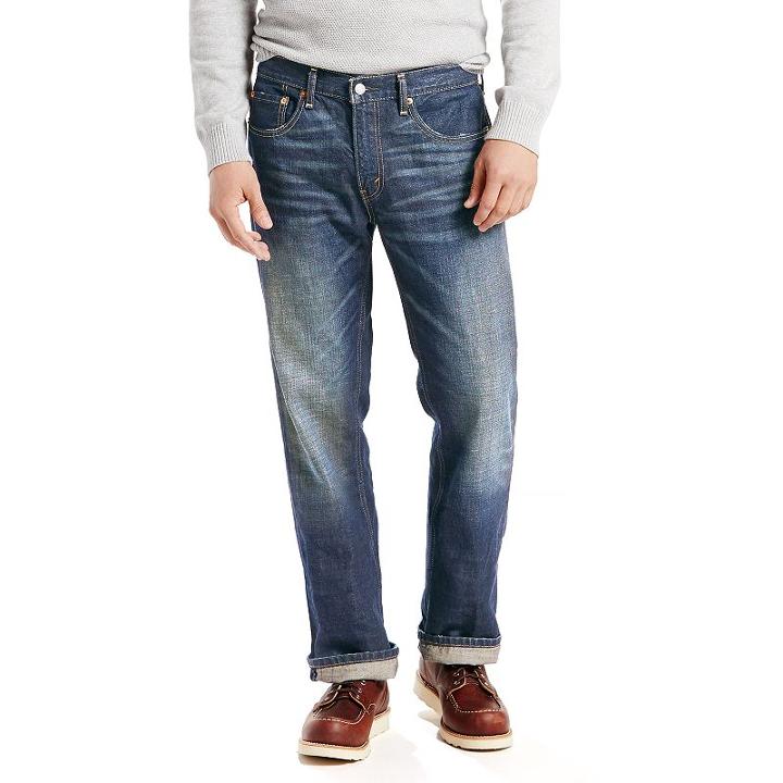 Men's Levi's&reg; 559&trade; Stretch Relaxed Straight Fit Jeans, Size: 34x32, Med Blue