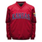 Men's Franchise Club Kansas Jayhawks Coach Windshell Jacket, Size: Xl, Red