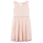 Girls 7-16 & Plus Size Speechless Glitter Lace Dress, Size: 18 1/2, Med Red