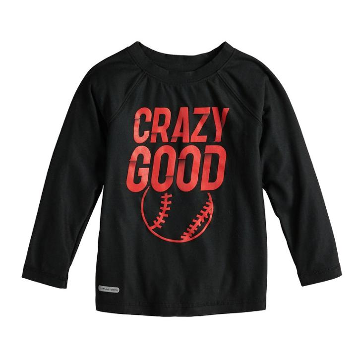 Toddler Boy Jumping Beans&reg; Playcool Active Raglan Graphic Top, Size: 5t, Med Grey