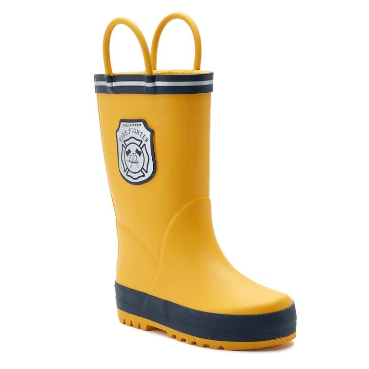 Carter's Mars Toddler Boys' Waterproof Rain Boots, Size: 9 T, Yellow