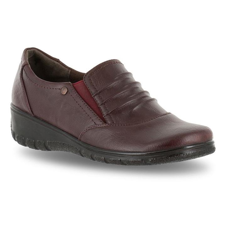 Easy Street Proctor Women's Casual Shoes, Size: Medium (9.5), Dark Red