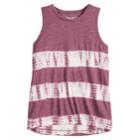 Girls 7-16 & Plus Size Mudd&reg; High-low Swing Tank Top, Size: 18 1/2, Med Purple