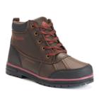 Columbia Wrangle Peak Boy's Waterproof Duck Boots, Size: 4, Lt Brown