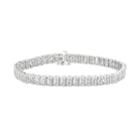 Sterling Silver 1/2 Carat T.w. Diamond Tennis Bracelet, Women's, Size: 7, White