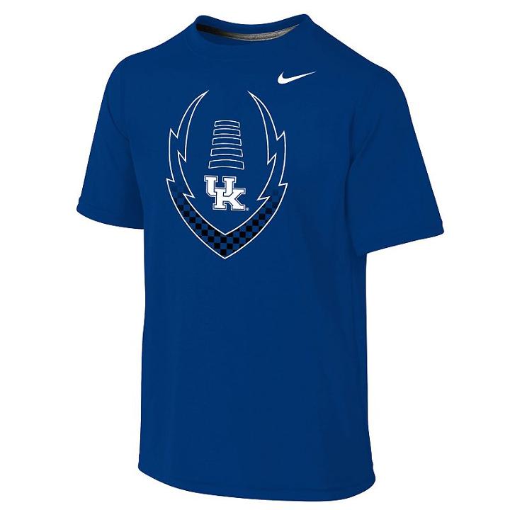 Boys 8-20 Nike Kentucky Wildcats Football Legend Icon Dri-fit Tee, Boy's, Size: S(8), Brt Blue