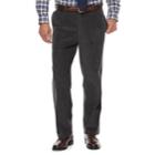 Men's Croft & Barrow&reg; Classic-fit Pleated Corduroy Pants, Size: 38x29, Med Grey