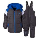 Boys 4-7 I-extreme Colorblock Heavyweight Jacket & Bib Snowpants Set, Size: 4, Grey (charcoal)