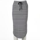 Juniors' So&reg; Curved Hem Midi Skirt, Teens, Size: Large, Oxford