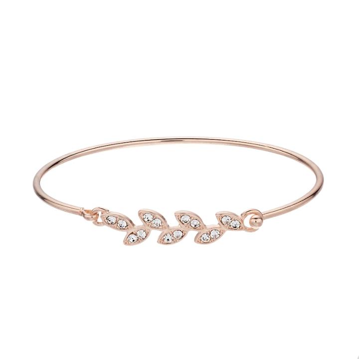 Lc Lauren Conrad Leaf Bangle Bracelet, Women's, Pink