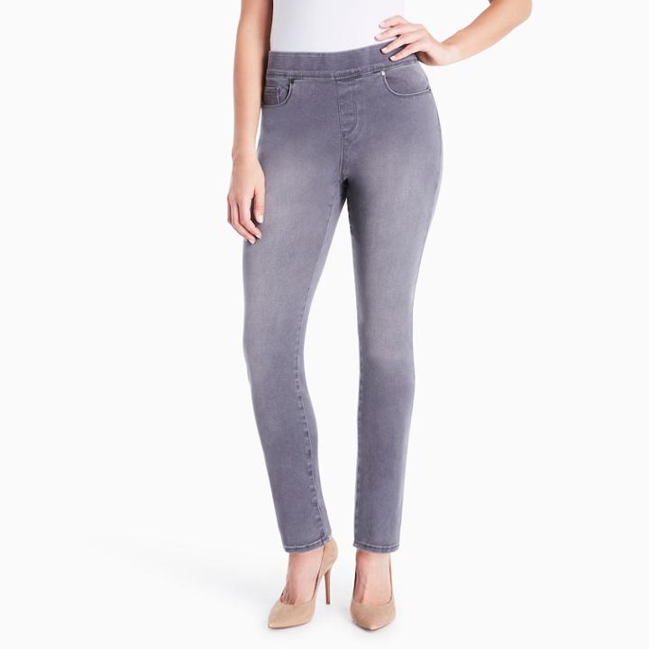 Women's Gloria Vanderbilt Avery Slim Straight-leg Jeans, Size: 12 T/l, Blue