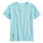 Boys 4-7x Sonoma Goods For Life&trade; Pocket Slubbed Tee, Size: 5, Med Blue