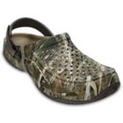 Crocs Swiftwater Deck Realtree Max-5 Men's Clogs, Size: 8, Dark Brown