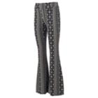 Juniors' About A Girl V-yoke Flare Pants, Size: Xl, White Oth