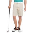 Men's Izod Xfg Solid Microfiber Performance Cargo Golf Shorts, Size: 42, Beige Oth