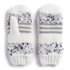 Women's Sonoma Goods For Life&trade; Deconstructed Knit Mittens, Grey