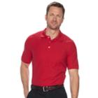 Men's Croft & Barrow&reg; Pique Performance Polo, Size: Xxl, Red