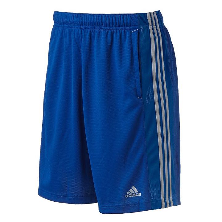 Big & Tall Adidas Essential Climalite Performance Shorts, Men's, Size: 4xlt, Blue